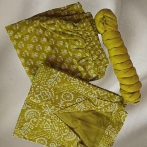 Lime green Kurti Set