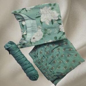 Floral Printed Kurti Set